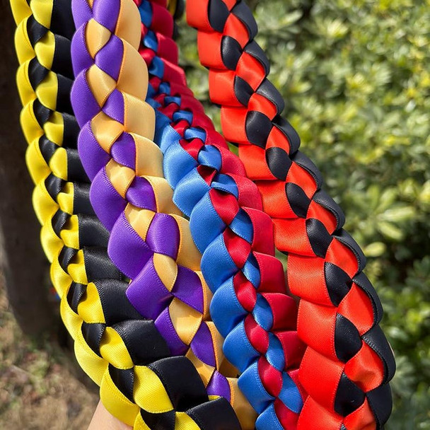 Custom Braided Ribbon Lei, Personalized Graduation Gift Class of 2026