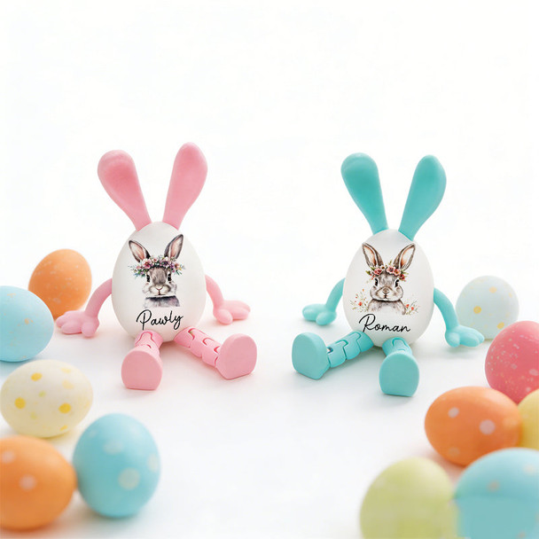 Mini Bunny Egg Fun Easter 3D Printed Cute Toy and Gift for Easter