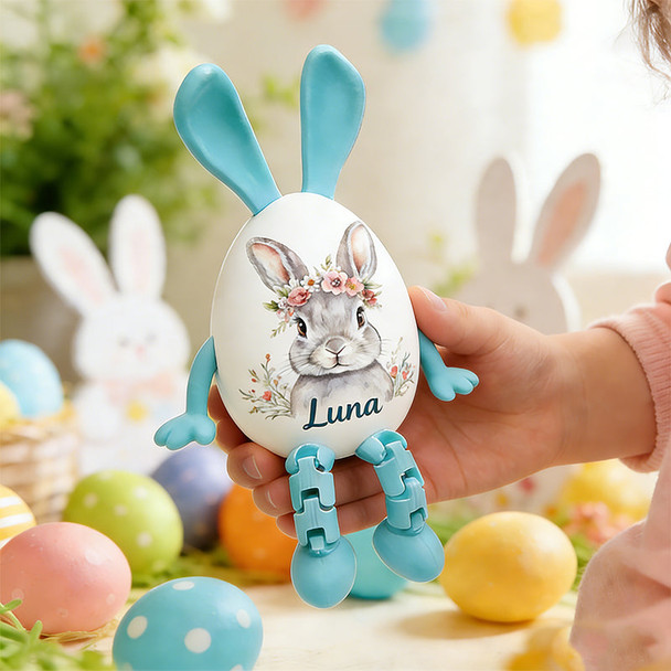 Mini Bunny Egg Fun Easter 3D Printed Cute Toy and Gift for Easter