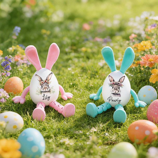 Mini Bunny Egg Fun Easter 3D Printed Cute Toy and Gift for Easter