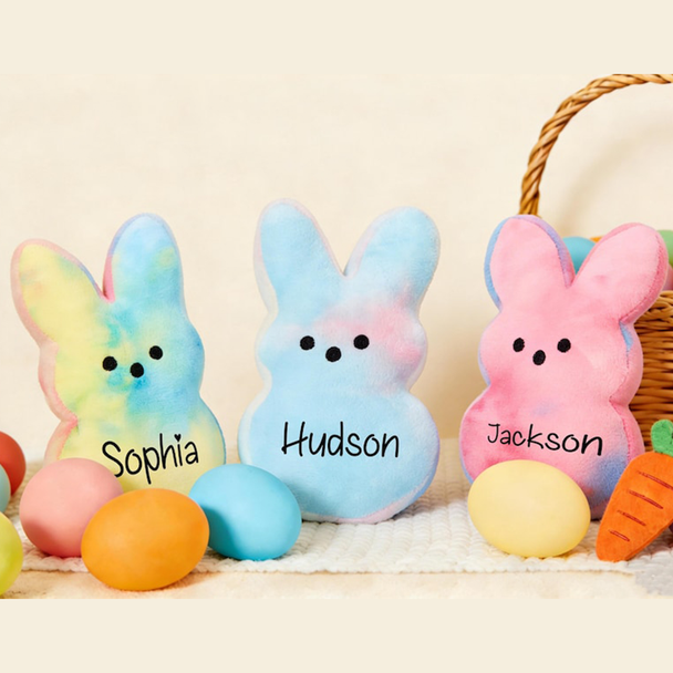 Easter Peep Bunny Plushies,Personalized Bunny Peeps