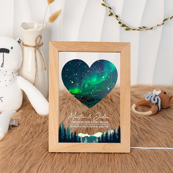 The Night Our Story Began -- Personalized Date Text