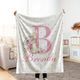 Custom Baby's First Easter Name Blanket