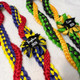 Personalized Tri-Color Graduation Lei, Custom 3 Ribbon Colors