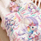 Personalized Cute Stars Rainbow Fantasy Unicorn Soft Throw Blanket with Name