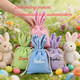 Personalized Plaid Drawstring Bag for - Custom Name, Easter Bag