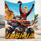 Personalized Superhero Monster Truck Blanket
