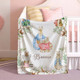 Personalized Easter Peter Rabbit Blanket with Name