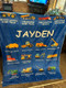 Personalized Construction Truck Blanket with Name