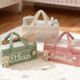 Personalized Knit Diaper Caddy Organizer