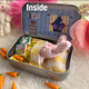 Easter Bunny Plush Toy in a Tin: Miniature Bed Set