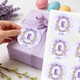Personalized Cute Flower Peter Rabbit  Easter Waterproof Stickers