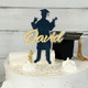 Personalized Graduation Cake Topper???Custom Acrylic Silhouette Boy Girl