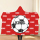 Personalized Baseball Basketball Ball Soft Multicolor Hooded Blanket