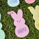 Easter Peep Basket Tag Easter Theme Bag Tag With Name