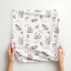 Personalized Rabbit Custom Kids Name Easter Blanket