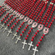 Personalized Photo Rosary Necklace,Custom Cross Pendant Necklace