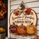 Personalized Pumpkin Patch Sign, Grandma & Grandpa Gift