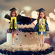 Custom Face Graduation Cake Topper