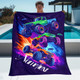 Custom Car Name Blanket Vivid Heavy Truck Design with 'Vane/lex' Print