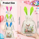 Customizable Easter Bunny Ear Gift Bag with Personalized Name