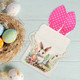 Customizable Easter Bunny Ear Gift Bag with Personalized Name