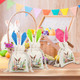 Customizable Easter Bunny Ear Gift Bag with Personalized Name