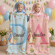 Personalized Easter Multicolor Peter Rabbit Soft Throw Blanket with Name