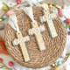 Personalized Easter Basket Tag, Custom Cross Tag, Easter Basket Name