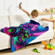 Personalized Monster Neon Truck Throw Blanket