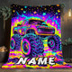 Mixed Color Radiant Fantasy Printed Digital Soft Flannel Blanket