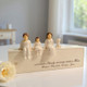 Custom Engraved Family Figurine Set, Family Keepsake