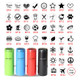 Custom Loyalty Card Self Inking Stamp, Small Logo Stamp