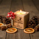 Christmas Candle Favors, Custom Coworker Favors in Bulk