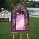 Wedding Welcome Sign, Custom Acrylic Wedding Sign, Printed Stained Glass Wedding Entrance Sign