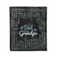 Personalized Minky Grandpa Blanket, Custom Kids' and Grandkids' Names