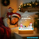 Personalized Snowman Family Night Light