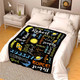 Custom Cartoon Name Blanket - Soft Flannel