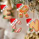 Personalized Gingerbread Alphabert Acrylic Ornament