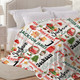 Festive Christmas Blanket with Custom Name - Perfect for All Seasons