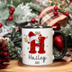 Custom Initial Name Mug, Personalized Christmas Mug, Xmas Gifts Idea