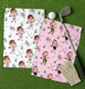 Custom Photo Golf Towel With Baby Face, Custom Dad Golf Towel With Kids Faces