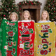 Personalized Christmas Reindeer Santa Claus Name Blanket
