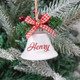 Personalized Christmas Jingle Bell, Custom Christmas Bell, Bell Ornament