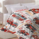 Custom Fire Engine Name Blanket