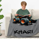 Personalized Big Wheel Off-Road Throw Blanket