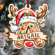 Personalized Gingerbread Letter Name Ornament