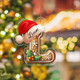 Personalized Gingerbread Letter Acrylic Ornament