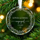 Personalized Engaged Ornament ,Wedding Keepsake Ornament