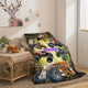Custom Name Cozy Blanket: Featuring Cool Cross Country Vehicles